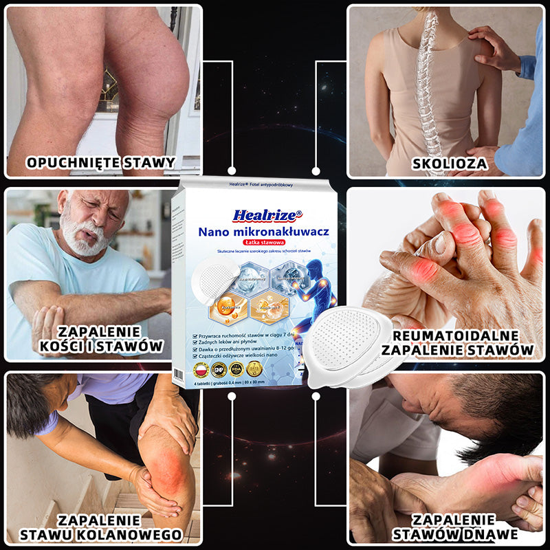 Oficjalny sklep:👩⚕️𝐇𝐞𝐚𝐥𝐫𝐢𝐳𝐞® Nano-wprowadzająca terapia stawów (bezbolesna, długotrwała, stosowana w przypadku zapalenia stawów, żylaków i różnych schorzeń ortopedycznych)