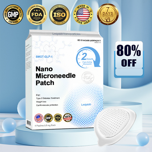 【Last Day Promotion 60% OFF🥇】Lmipki® NIDDK-Tirzepatide Nano Microneedle Patch 🇺🇸🧀(Zero Pain, 24/7 Release | Lose 20lbs FAST | 90% Sugar Drop | )