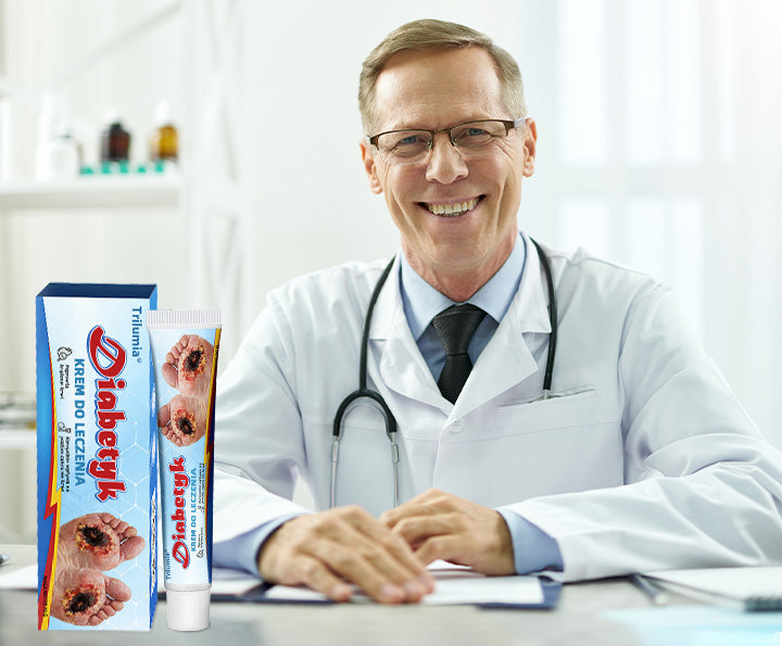 Trilumia® Diabetyk Krem leczniczy -🌱Zatwierdzone przez Polskie Towarzystwo Diabetologiczne oraz certyfikowane przez AAD🌱