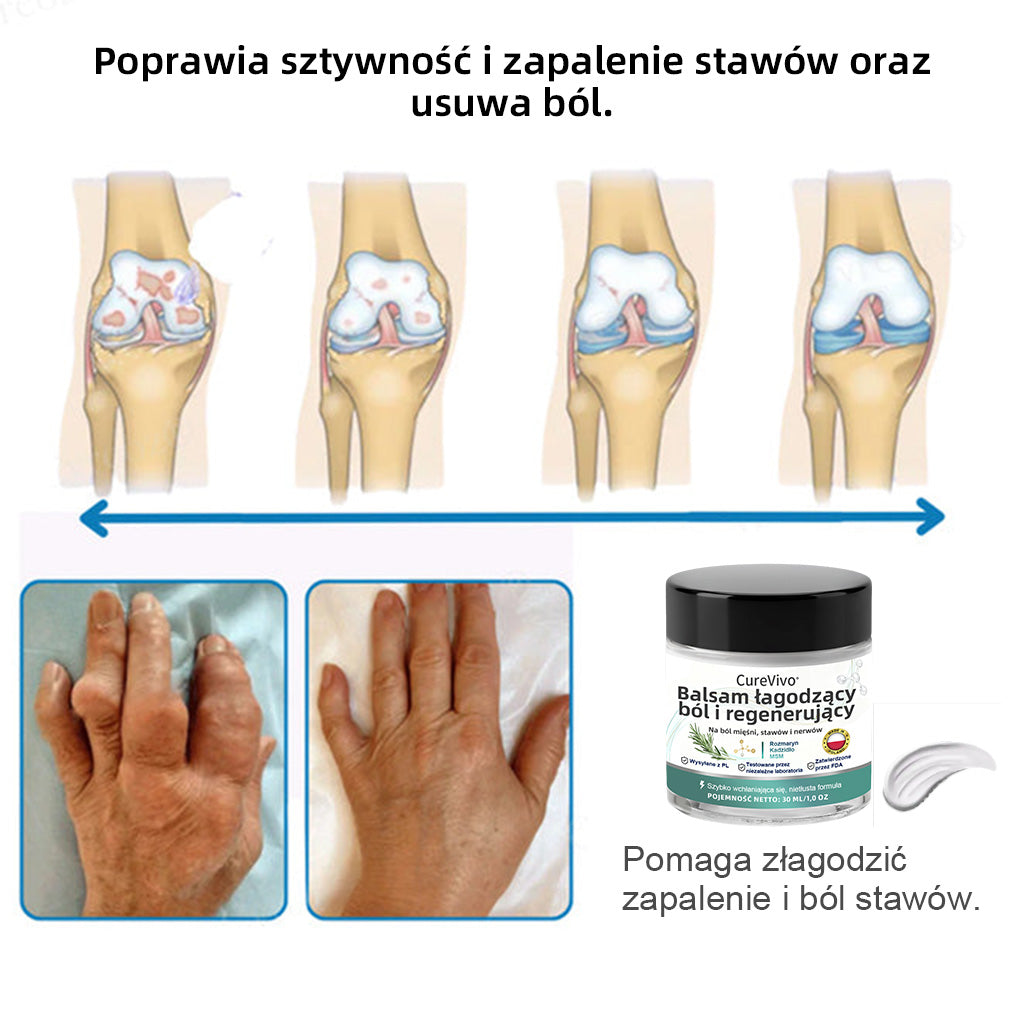 [Oferta specjalna noworoczna] CureVivo® Balsam przeciwbólowy i regenerujący🤶Na bóle mięśni, stawów i nerwów
