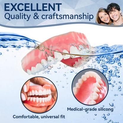 【Last Day Promotion 60% OFF🏆】 Bikenda® 𝐏𝐫𝐞𝐦𝐢𝐮𝐦 𝐃𝐞𝐧𝐭𝐮𝐫𝐞 - (✨Suitable for all mouth shapes, custom-made dentures for a perfect fit✨）