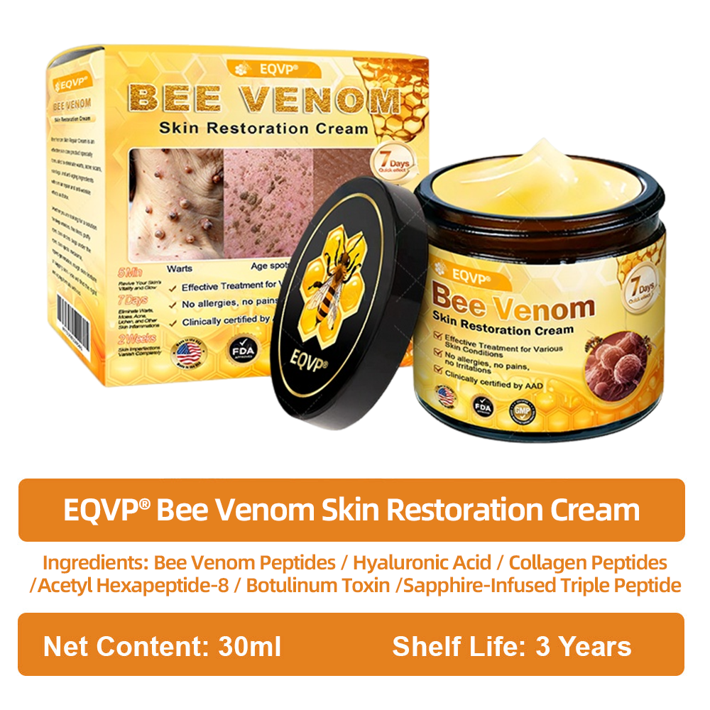 Made and Shipped from USA ✨ EQVP® Bee Venom Skin Restoration Cream ⏰ LAST DAY 80% OFF | 1.76 oz