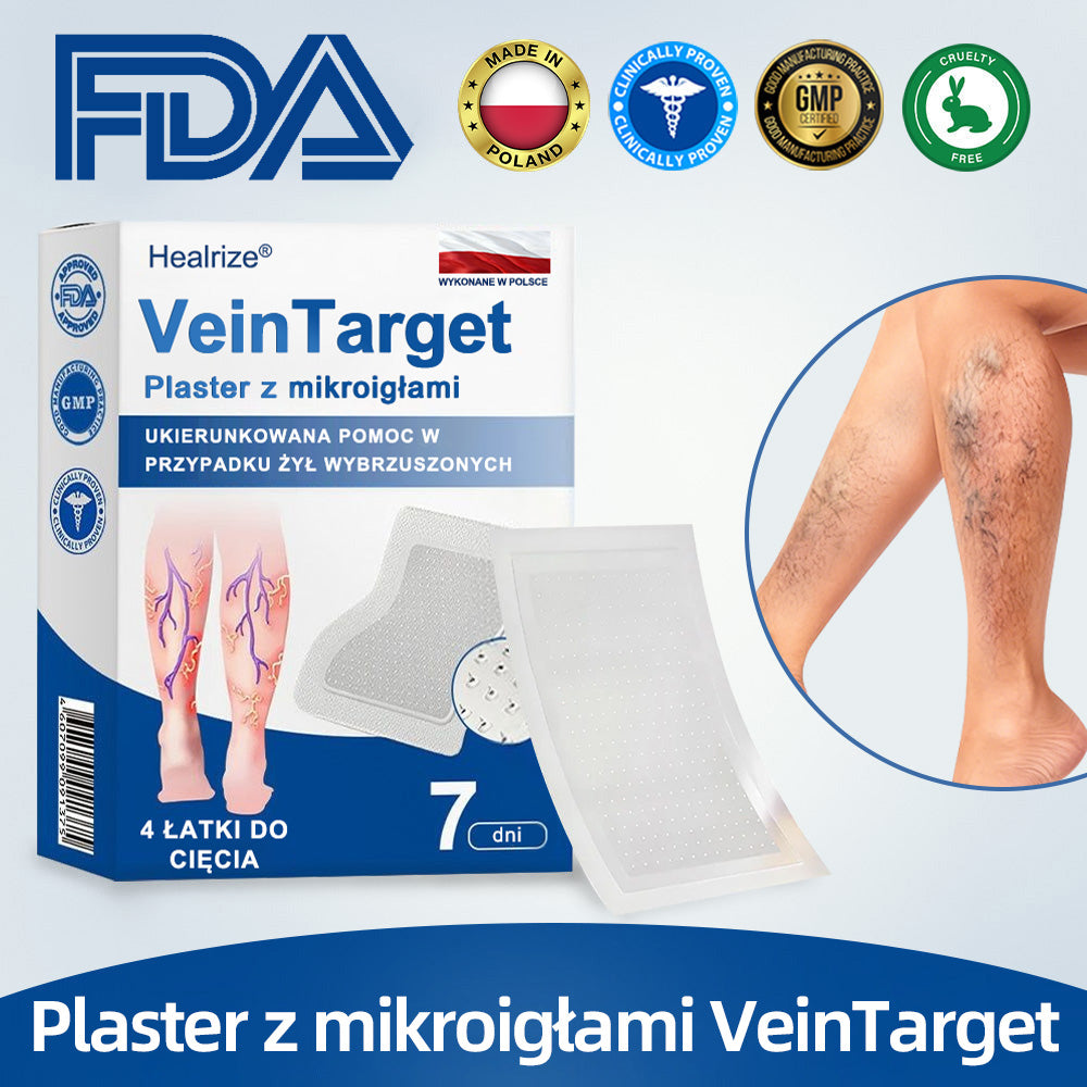 🇵🇱🥇✅ Healrize® VeinTarget Plaster z mikroigłami ⚡ Natychmiastowa ulga, długotrwałe efekty