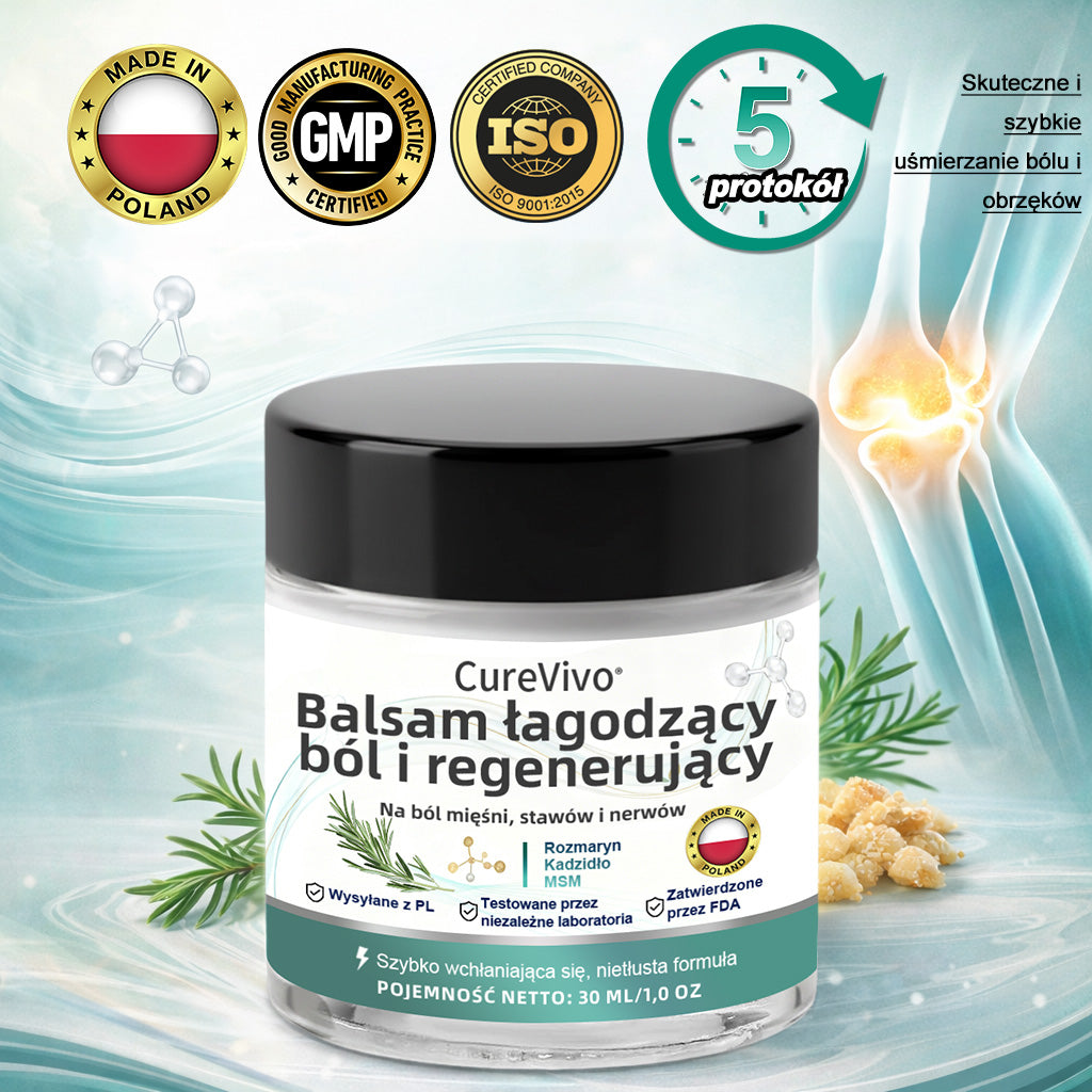 [Oferta specjalna noworoczna] CureVivo® Balsam przeciwbólowy i regenerujący🤶Na bóle mięśni, stawów i nerwów