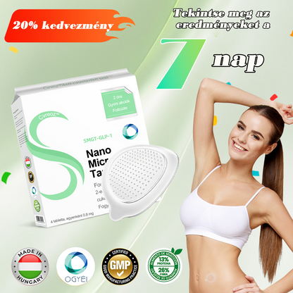 Cvreoz™ Smgt-Glp-1 Nano Microneedle Tapaszok (Fájdalommentes, hosszan tartó, a cukorbetegség, az elhízás és a szív- és érrendszeri betegségek kezelésére)👨‍⚕️