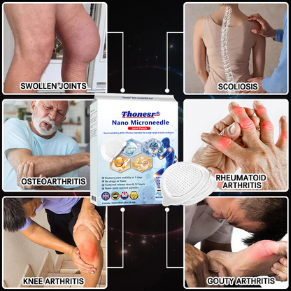 Official Store 🏃‍♀️ Recommended by AOA 💪Thonesr® Nano-microneedle joint patch (Painless, long-lasting, suitable for arthritis, varicose veins and various orthopedic diseases)【Last 30 min Flash Sale】