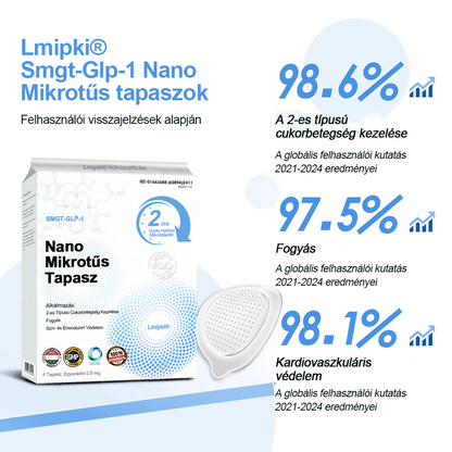 [𝐋𝐦𝐢𝐩𝐤𝐢® Hivatalos áruház】👍Nano mikrotűs tapasz 𝐒𝐌𝐆𝐓-𝐆𝐋𝐏-𝟏-gyel és Mareixy-val | 3000-es karcsúsító, bőrfeszesítő