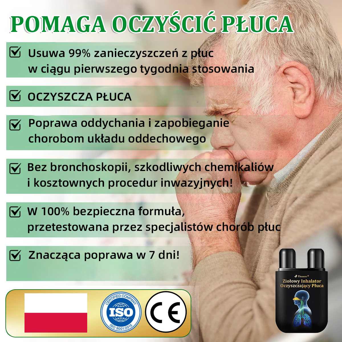 Oficjalny sklep💝✅:Thonesr® Ziołowy Inhalator Oczyszczający Płuca  🫁Zatwierdzony przez URPL(💝 kaszel, świszczący oddech, duszność, plwocina, zatkany nos, zapalenie oskrzeli, zapalenie oskrzeli, objawy alergii, dyskomfort w płucach💝)👩‍⚕️