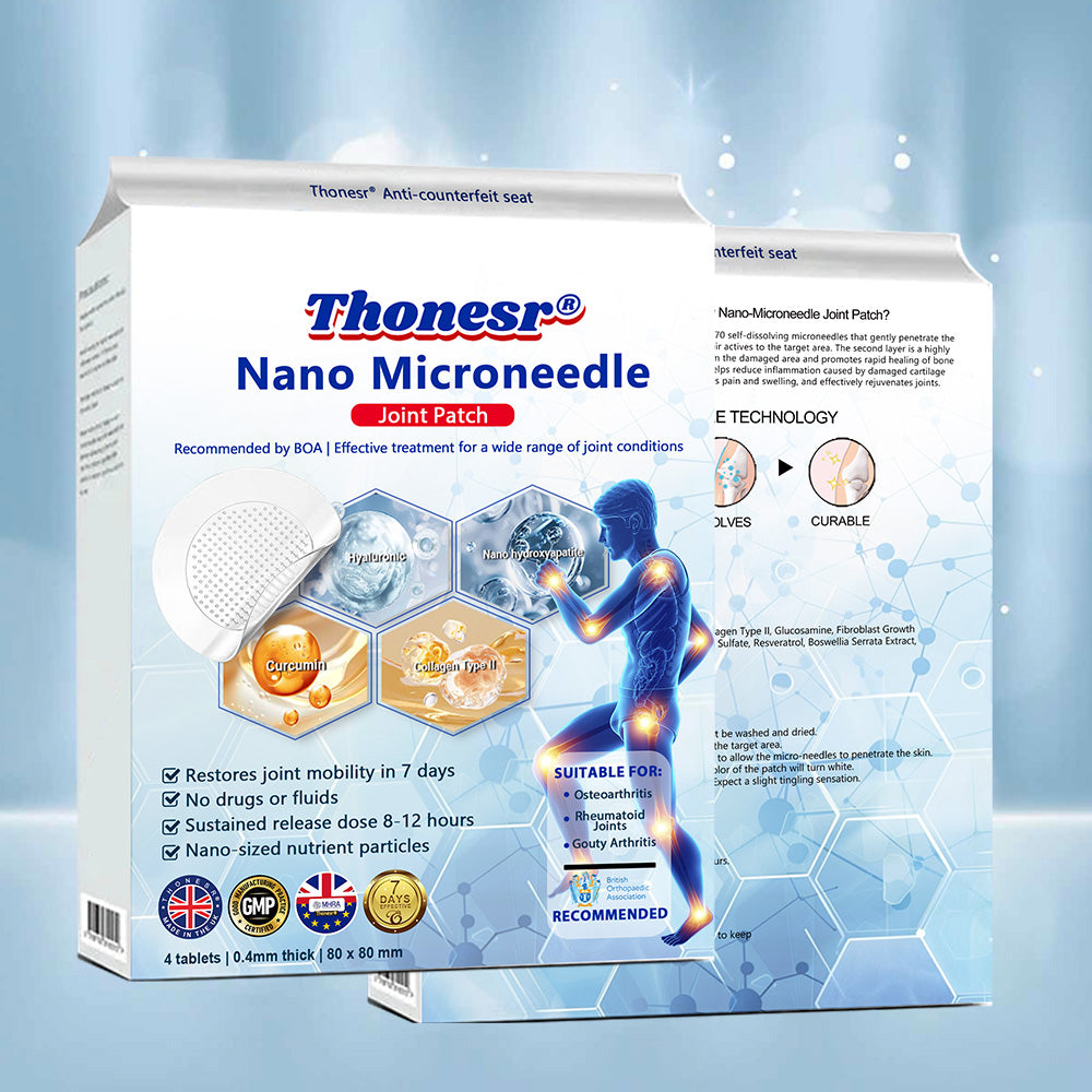 Official Store 🏃‍♀️ Recommended by AOA 💪Thonesr® Nano-microneedle joint patch (Painless, long-lasting, suitable for arthritis, varicose veins and various orthopedic diseases)【Last 30 min Flash Sale】