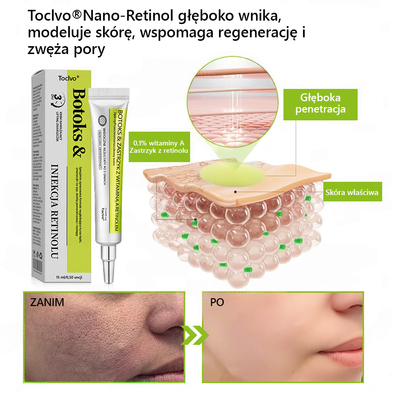 [🔥Last Day 70% OFF] Toclvo® Botox a vitamín A retinolová injekcia - Eraser for Deep Wrinkles, Sagging Jowls & Puffy Eyes