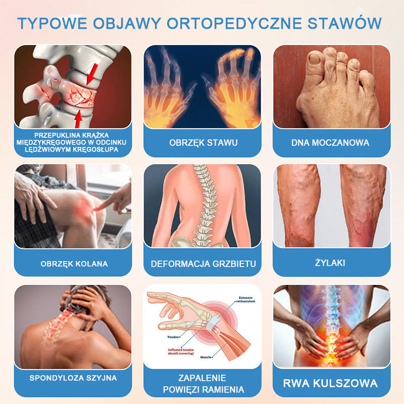 Oficjalny sklep：👨‍⚕️𝐇𝐞𝐚𝐥𝐫𝐢𝐳𝐞® Nano-wprowadzająca terapia stawów (bezbolesna, długotrwała, stosowana w przypadku zapalenia stawów, żylaków i różnych schorzeń ortopedycznych)