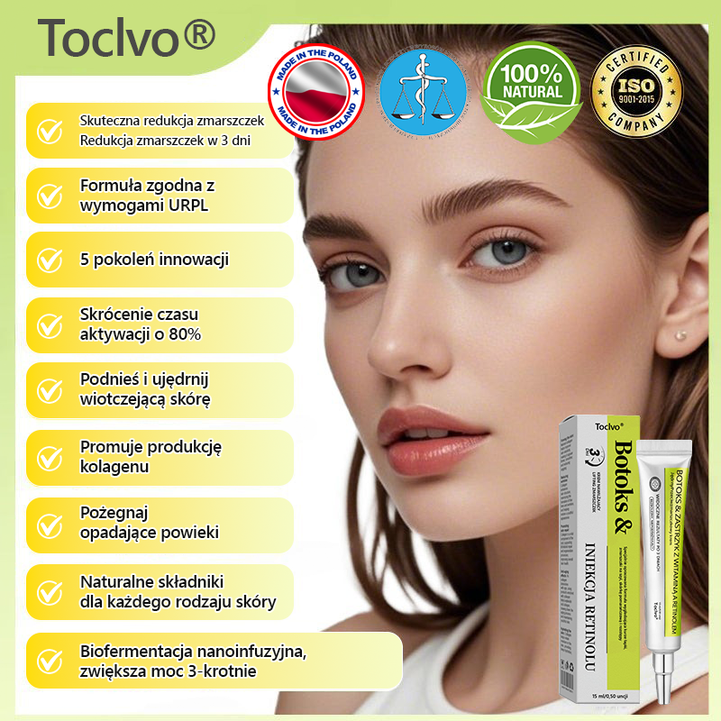 [🔥Last Day 70% OFF] Toclvo® Botox a vitamín A retinolová injekcia - Eraser for Deep Wrinkles, Sagging Jowls & Puffy Eyes