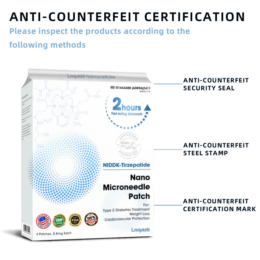 【Lmipki® Official Brand Store🇺🇸】 NIDDK-Tirzepatide Nano Microneedle Patch （Zero Pain, 24/7 Release | Lose 20lbs FAST | 90% Sugar Drop ）