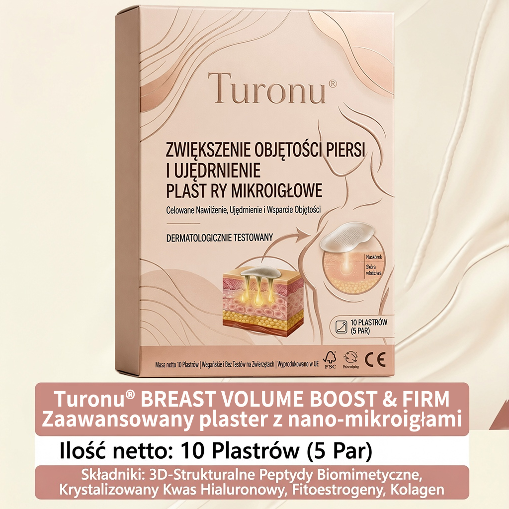 Turonu® 🌸 Zaawansowany nano-mikroigłowy plaster do ukierunkowanego powiększania biustu 💃