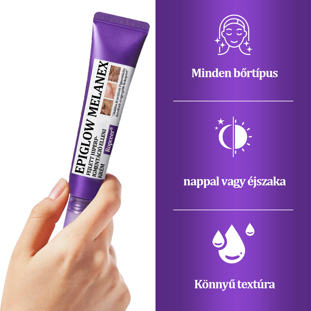 🩷✅ EMMI minősítés| Ropceer® 𝐄𝐏𝐈𝐆𝐋𝐎𝐖 𝐌𝐞𝐥𝐚𝐧𝐄𝐗 Prémium arckrém