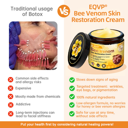 Made and Shipped from USA ✨ EQVP® Bee Venom Skin Restoration Cream ⏰ LAST DAY 80% OFF | 1.76 oz