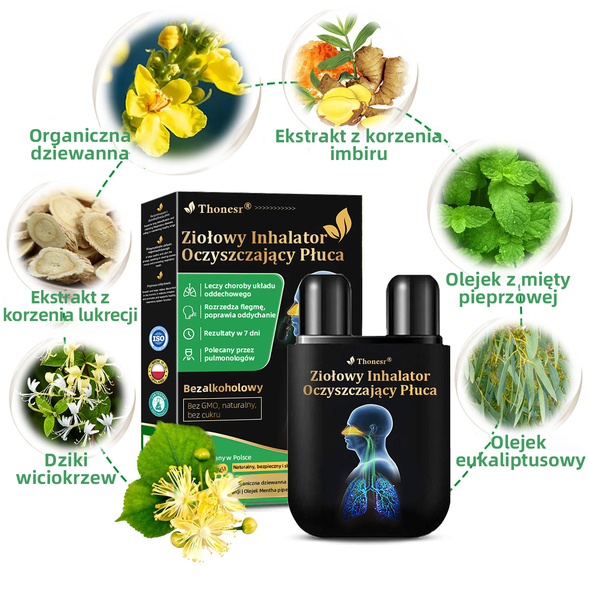 Oficjalny sklep💝✅:Thonesr® Ziołowy Inhalator Oczyszczający Płuca  🫁Zatwierdzony przez URPL(💝 kaszel, świszczący oddech, duszność, plwocina, zatkany nos, zapalenie oskrzeli, zapalenie oskrzeli, objawy alergii, dyskomfort w płucach💝)👩‍⚕️