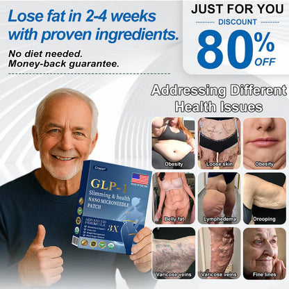 [Official Flagship  Store] 𝑪𝒓𝒐𝒂𝒊𝒆®🌠 𝗡𝗜𝗗𝗗𝗞-𝗧𝗶𝗿𝘇𝗲𝗽𝗮𝘁𝗶𝗱𝗲 & 𝗠𝗮𝘁𝗿𝗶𝘅𝘆𝗹 3000 𝑵𝒂𝒏𝒐 𝑴𝒊𝒄𝒓𝒐𝒏𝒆𝒆𝒅𝒍𝒆 𝑷𝒂𝒕𝒄𝒉 🇺🇸 | Painless  24/7 Release | Drop 20lbs Fast | Slash Blood Sugar by 90%